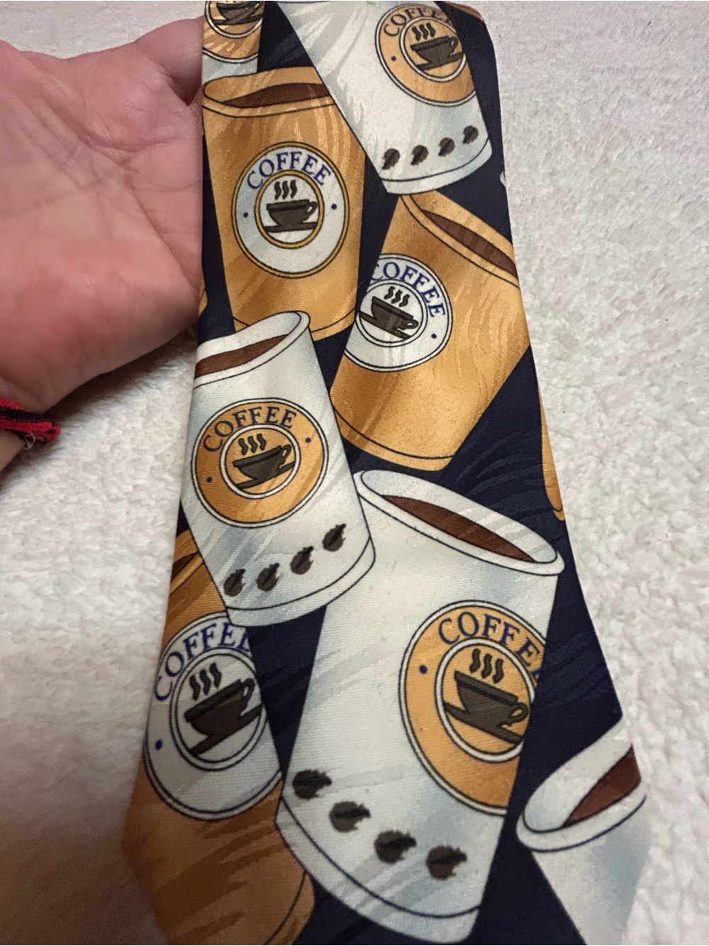 🎁3 for $30 - Novelty Coffee Print Necktie